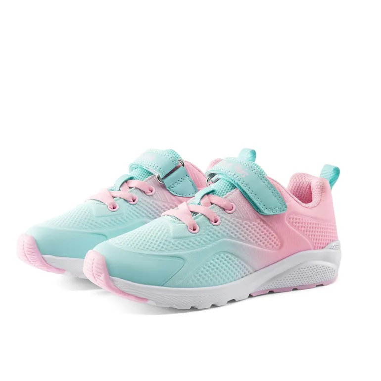 Girls’ Running Shoes with Hook-and-Loop Closure