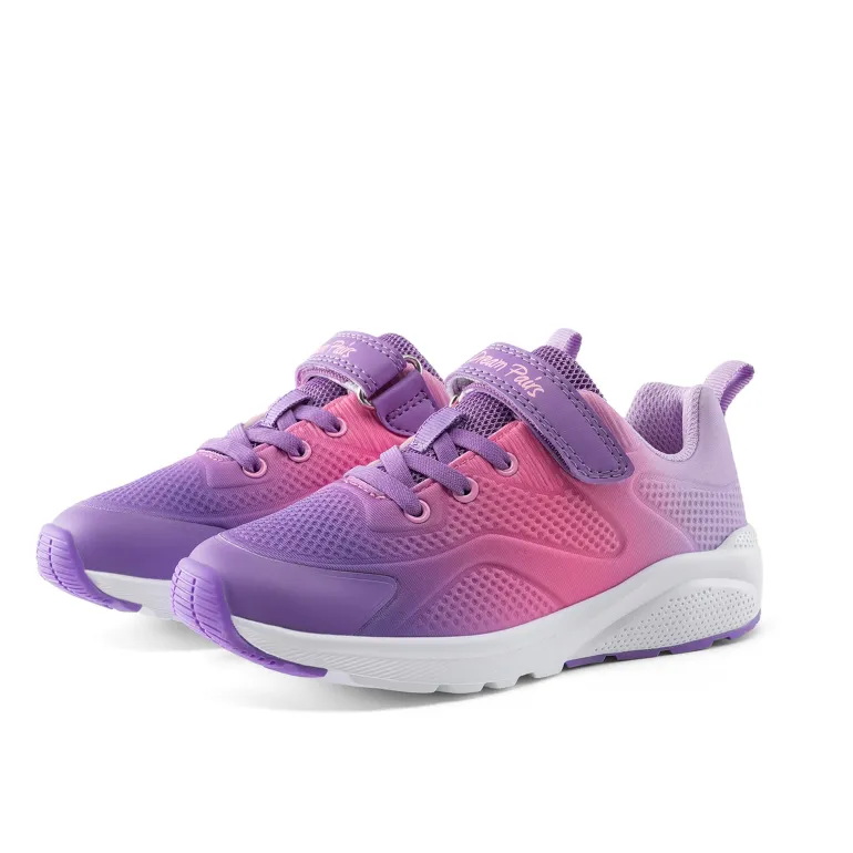 Girls’ Running Shoes with Hook-and-Loop Closure