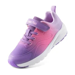 Girls’ Running Shoes with Hook-and-Loop Closure