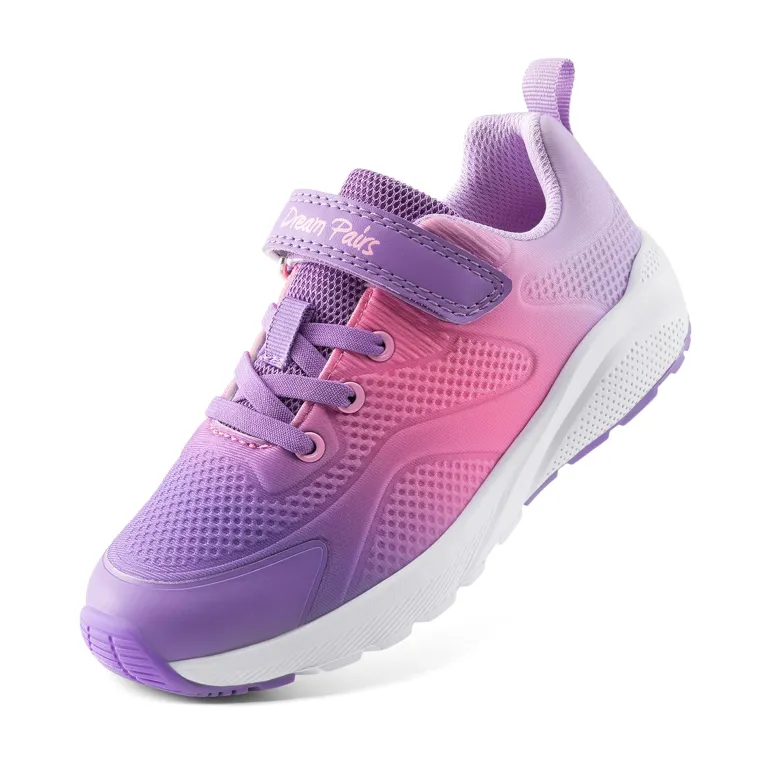 Girls’ Running Shoes with Hook-and-Loop Closure