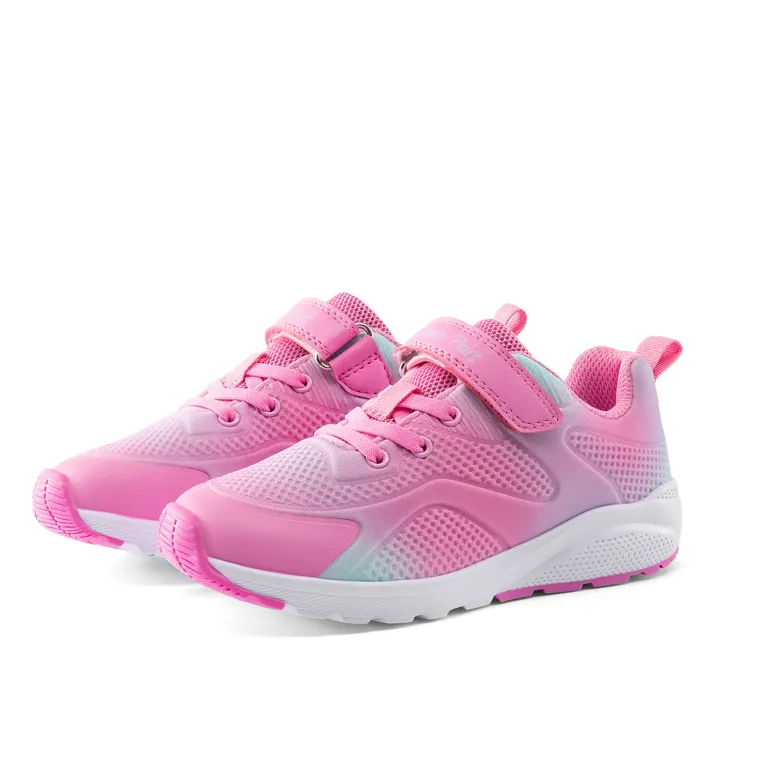 Girls’ Running Shoes with Hook-and-Loop Closure