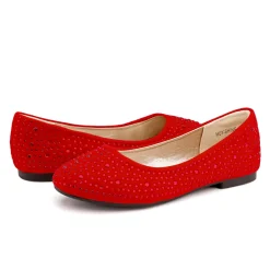 Girl's Slip-On Party Ballerina Flats