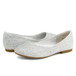 Girl's Slip-On Party Ballerina Flats