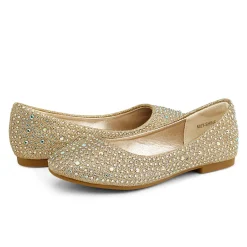 Girl's Slip-On Party Ballerina Flats