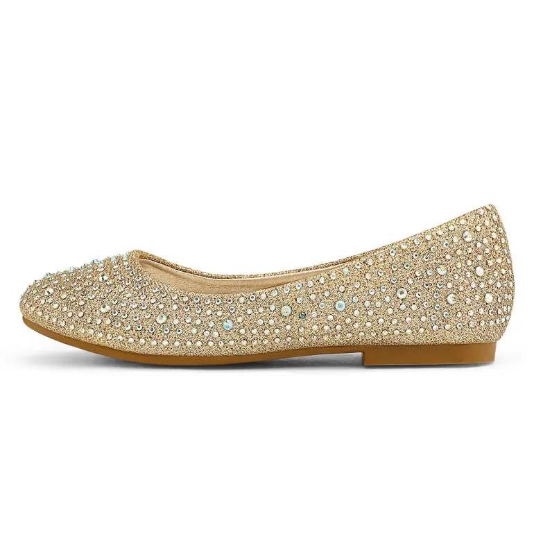 Girl's Slip-On Party Ballerina Flats