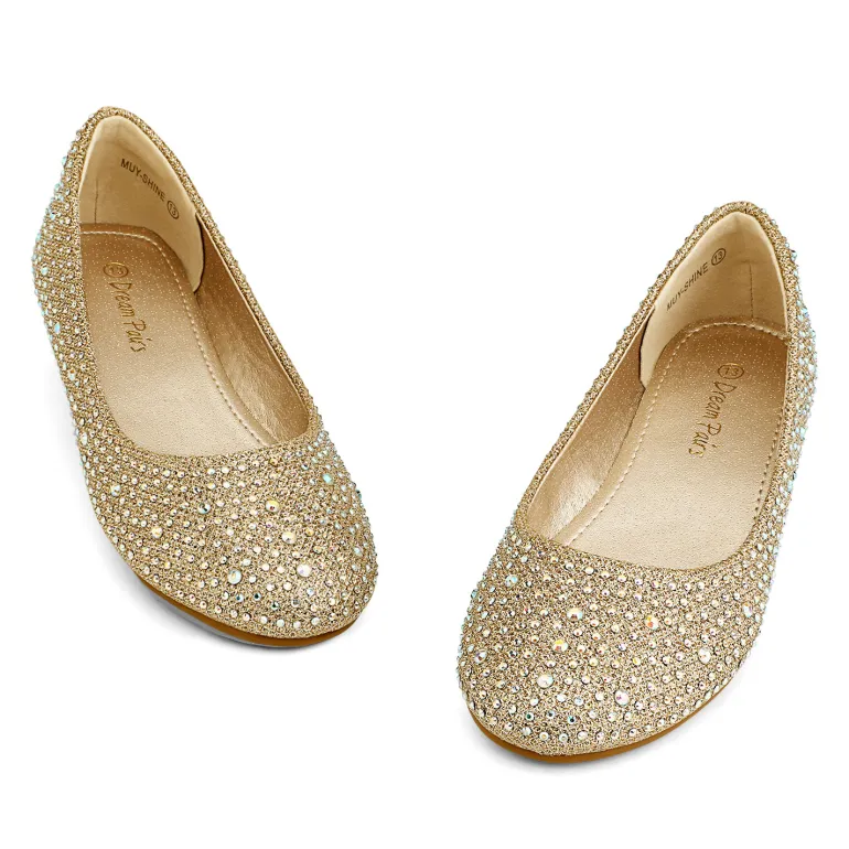 Girl's Slip-On Party Ballerina Flats