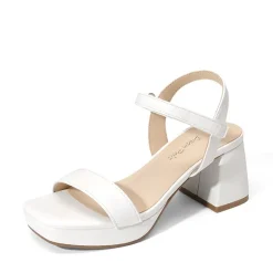Girls’ Square Toe Block Heel Dress Sandals
