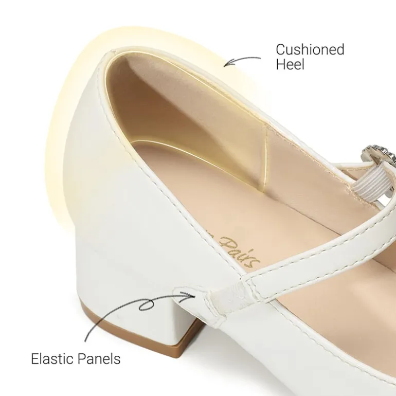 Girls’ Square Toe Heels