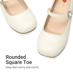 Girls’ Square Toe Heels