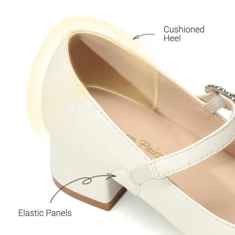 Girls’ Square Toe Heels