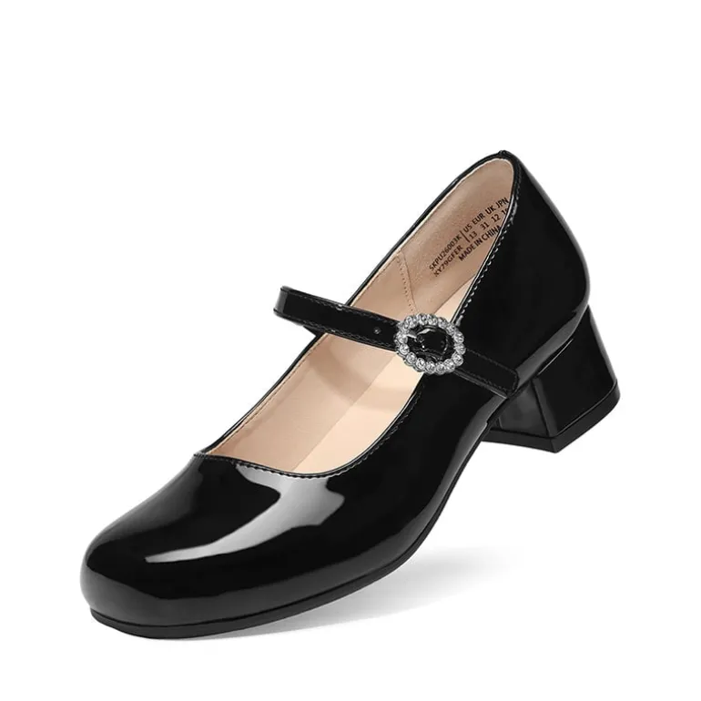 Girls’ Square Toe Heels