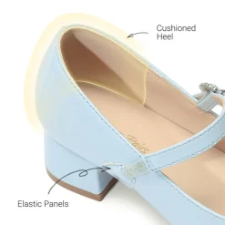 Girls’ Square Toe Heels