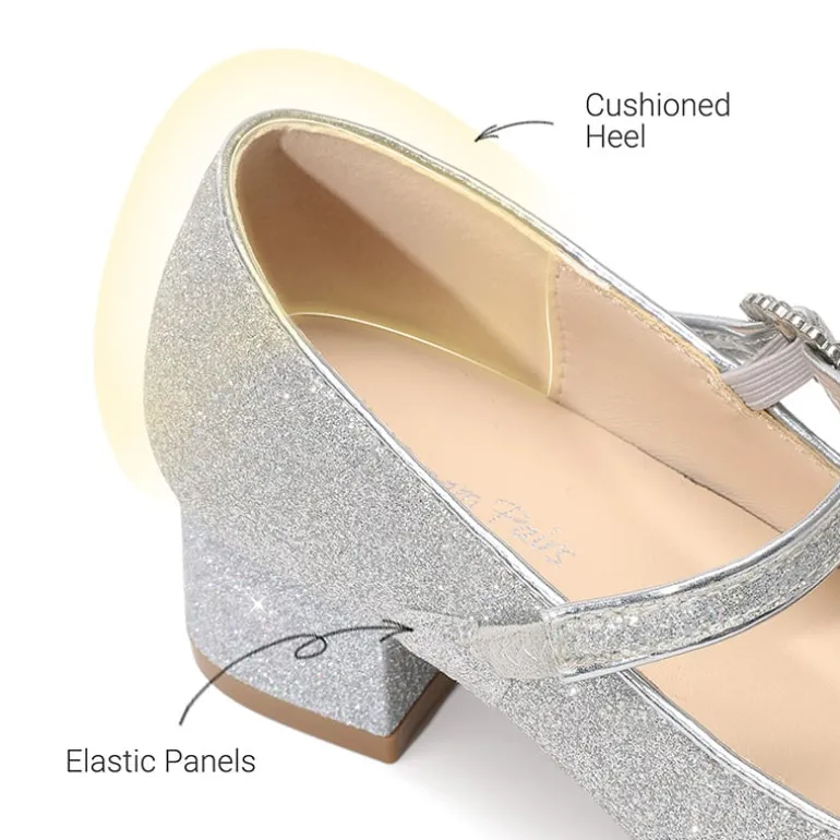 Girls’ Square Toe Heels