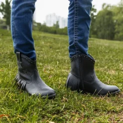 Girls Star Pattern Western Cowgirl Boots