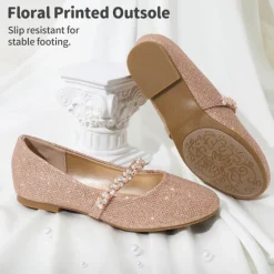 Girl's Strap Mary Jane Ballerina Flats