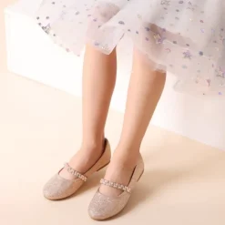 Girl's Strap Mary Jane Ballerina Flats