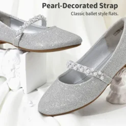 Girl's Strap Mary Jane Ballerina Flats