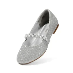 Girl's Strap Mary Jane Ballerina Flats