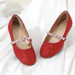 Girl's Strap Mary Jane Ballerina Flats