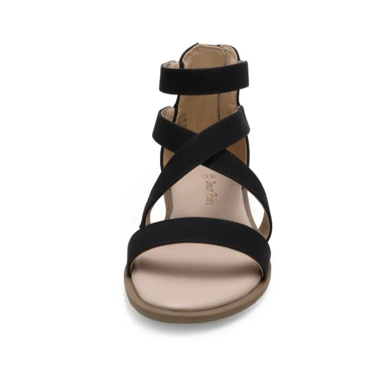 Girls Strappy Gladiator Flat Sandals