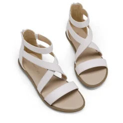 Girls Strappy Gladiator Flat Sandals