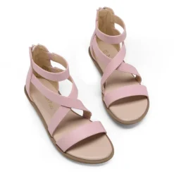 Girls Strappy Gladiator Flat Sandals