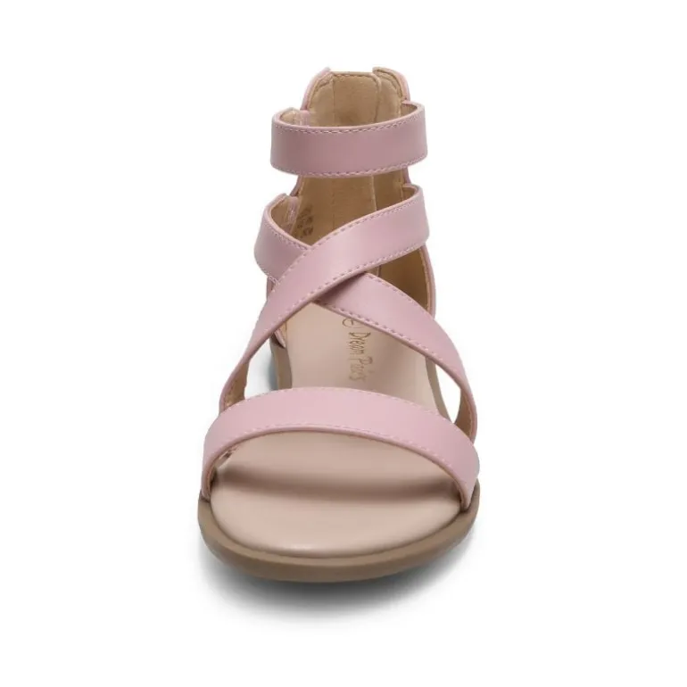 Girls Strappy Gladiator Flat Sandals