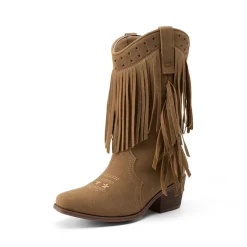 Girls’ Tassel Star Western Cowgirl Boots