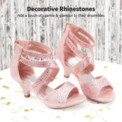 Girls Toddler Rhinestones Sandals