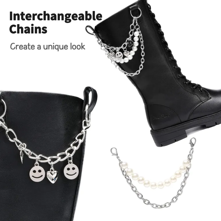Girls Zipper Knee High Riding Boots
