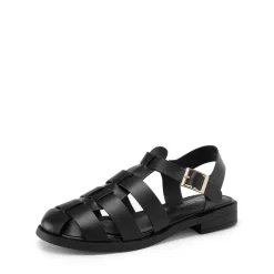 Gladiator Woven Fisherman Flat Sandals