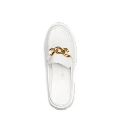 Golden Chain Slip On Mules