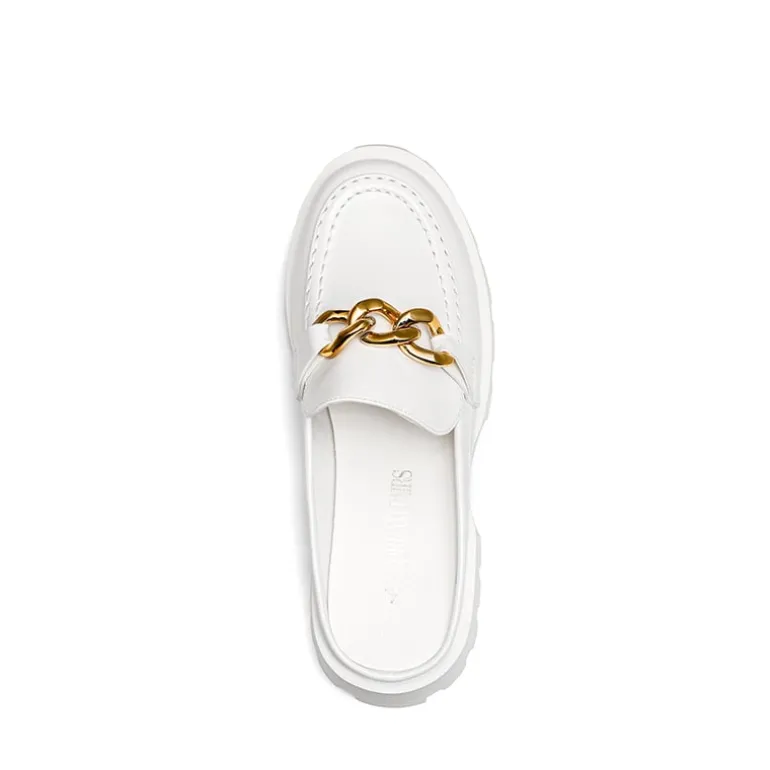 Golden Chain Slip On Mules