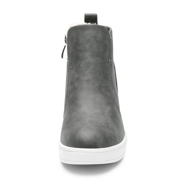 Hidden Heel Platform Wedge Booties