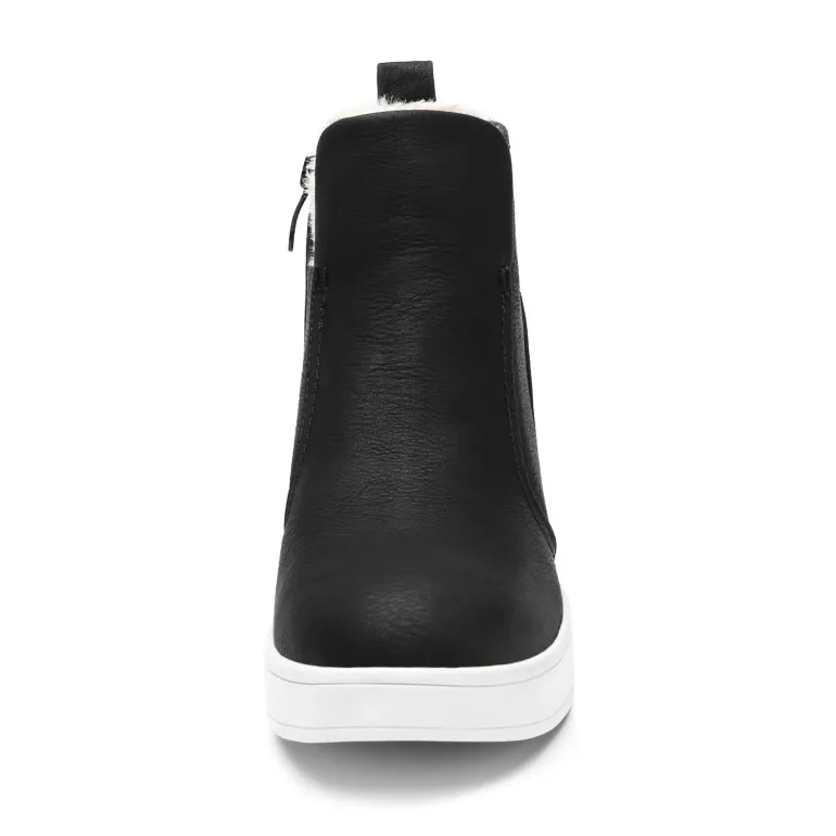 Hidden Heel Platform Wedge Booties