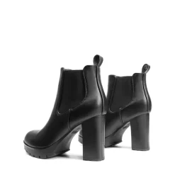 High Heel Chunky Chelsea Boots