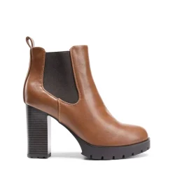 High Heel Chunky Chelsea Boots