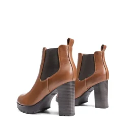 High Heel Chunky Chelsea Boots