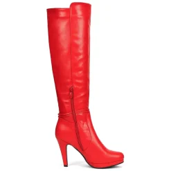 High Heel Knee High Boots