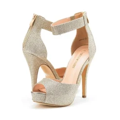 High Heel Stiletto Ankle Strap Platform Pumps