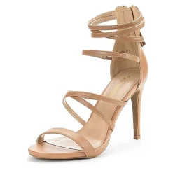 High Heel Strappy Pump Sandals
