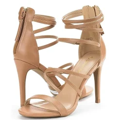 High Heel Strappy Pump Sandals