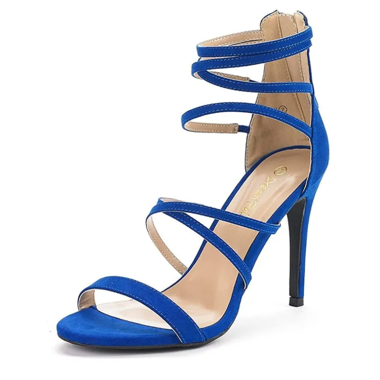 High Heel Strappy Pump Sandals