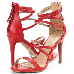 High Heel Strappy Pump Sandals
