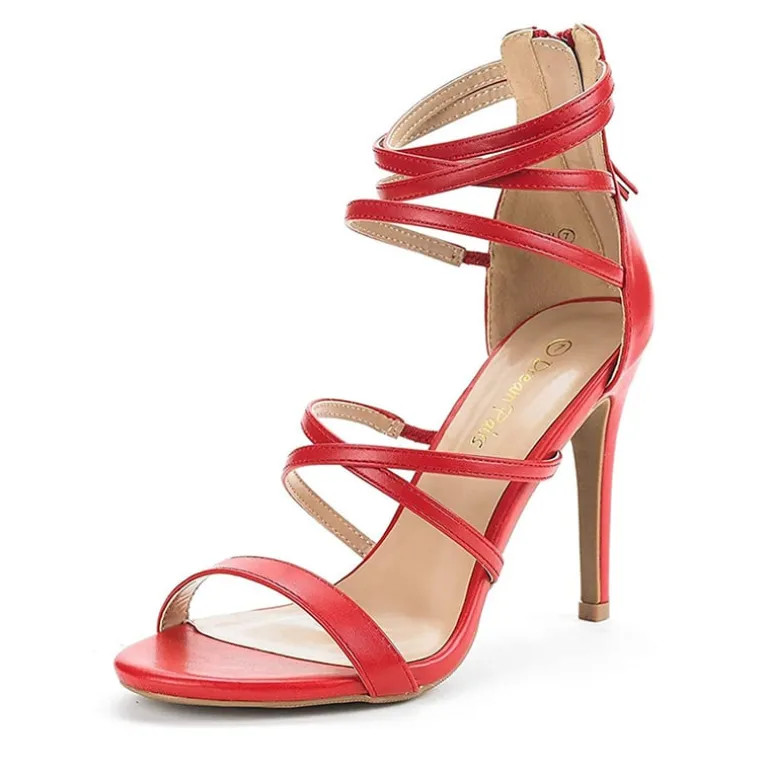 High Heel Strappy Pump Sandals