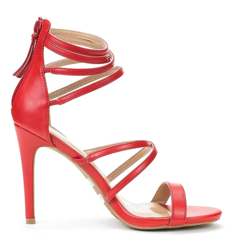 High Heel Strappy Pump Sandals