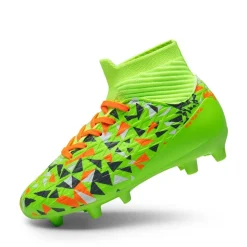 High-top Slip-Resistant Soccer Shoes