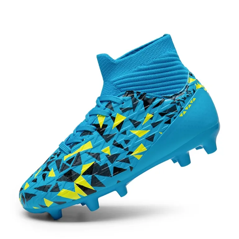 High-top Slip-Resistant Soccer Shoes