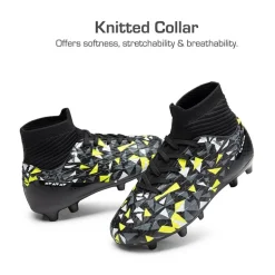 High-top Slip-Resistant Soccer Shoes