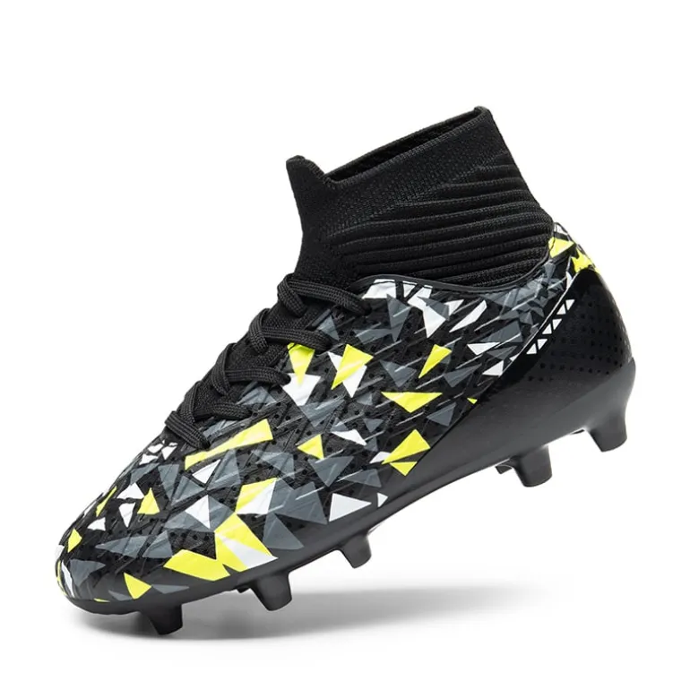 High-top Slip-Resistant Soccer Shoes